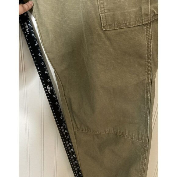 Riggs Workwear by Wrangler Mens Rip Stop 100% Cotton Cargo Pocket Pants-42x32 - Picture 13 of 15
